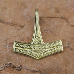 THOR HAMMER DENMARK GOLD PLATED - VIKING PENDANTS{% if kategorie.adresa_nazvy[0] != zbozi.kategorie.nazev %} - JEWELLERY - BRONZE, ZINC{% endif %}