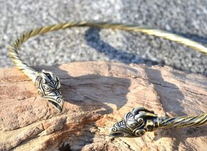 DRAIG, BRASS DRAGON TORQUES - FORGED JEWELRY, TORCS, BRACELETS{% if kategorie.adresa_nazvy[0] != zbozi.kategorie.nazev %} - JEWELLERY - BRONZE, ZINC{% endif %}