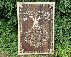 YGGDRASIL WALL DECORATION 45CM OAK - HOLZFIGUREN{% if kategorie.adresa_nazvy[0] != zbozi.kategorie.nazev %} - HOLZPRODUKTE{% endif %}