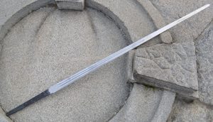 BLADE FOR HAND AND A HALF SWORD, WITH TWO FULLERS - BLADES FOR COLD WEAPONS, SWORDS{% if kategorie.adresa_nazvy[0] != zbozi.kategorie.nazev %} - WEAPONS - SWORDS, AXES, KNIVES{% endif %}