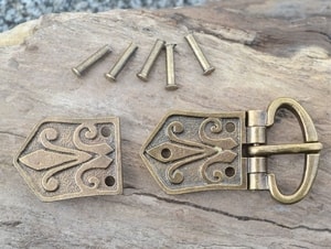 VIKING - SLAV BELT MOUNTS FOR HISTORICAL BELTS AND BAGS - BELT ACCESSORIES{% if kategorie.adresa_nazvy[0] != zbozi.kategorie.nazev %} - LEDERPRODUKTE{% endif %}