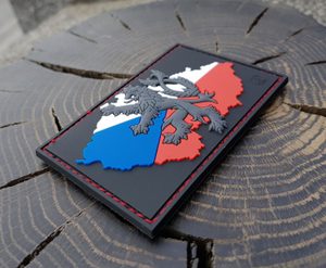 CZECH LION - FLAG, RUBBER PATCH, BLACK - PATCHES UND MARKIERUNG{% if kategorie.adresa_nazvy[0] != zbozi.kategorie.nazev %} - BUSHCRAFT{% endif %}