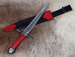 TEMPLAR ETCHED MEDIEVAL TEMPLAR DAGGER WITH SHEATH - COSTUME AND COLLECTORS’ DAGGERS{% if kategorie.adresa_nazvy[0] != zbozi.kategorie.nazev %} - WEAPONS - SWORDS, AXES, KNIVES{% endif %}