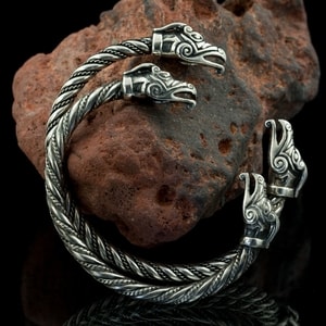 DRAIG - CELTIC DRAGON, STERLING SILVER BRACELET, 39 G. - ARMBÄNDER{% if kategorie.adresa_nazvy[0] != zbozi.kategorie.nazev %} - SILBER SCHMUCKSTÜCKE{% endif %}