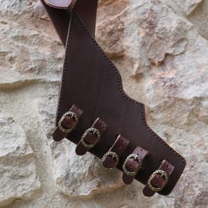 RAPIER SWORD HANGER, LEATHER - SWORD ACCESSORIES, SCABBARDS{% if kategorie.adresa_nazvy[0] != zbozi.kategorie.nazev %} - WEAPONS - SWORDS, AXES, KNIVES{% endif %}