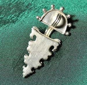 ADLERKOPF - FRÜHMITTELALTERLICHER ANHÄNGER, SCHMUCKSTÜCK MIT GRANAT, SILBER 925 - ANHÄNGER - SCHMUCK, SILBER{% if kategorie.adresa_nazvy[0] != zbozi.kategorie.nazev %} - SILBER SCHMUCKSTÜCKE{% endif %}