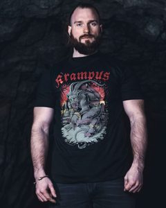 KRAMPUS HERREN T-SHIRT IN FARBE - HEIDNISCHE T-SHIRTS{% if kategorie.adresa_nazvy[0] != zbozi.kategorie.nazev %} - T-SHIRTS, BOOTS - ROCK MUSIC{% endif %}