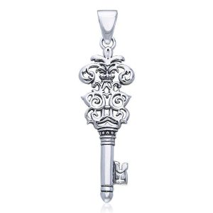 KEY OF KNOWLEDGE, SILVER PENDANT - ANHÄNGER - SCHMUCK, SILBER{% if kategorie.adresa_nazvy[0] != zbozi.kategorie.nazev %} - SILBER SCHMUCKSTÜCKE{% endif %}