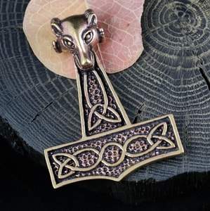 THOR'S HAMMER, RAM, BRONZE XXL - VIKING PENDANTS{% if kategorie.adresa_nazvy[0] != zbozi.kategorie.nazev %} - JEWELLERY - BRONZE, ZINC{% endif %}