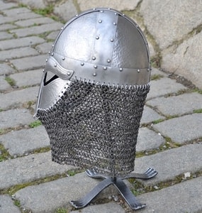 HJALMAR, WIKINGERHELM 2 MM, KETTENBRÜNNE,  GENIETET - VIKINGERHELME{% if kategorie.adresa_nazvy[0] != zbozi.kategorie.nazev %} - RÜSTUNGEN{% endif %}