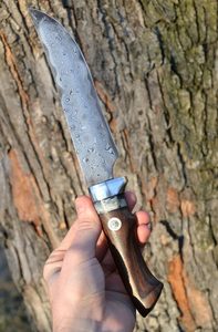 CHRONOS, DAMASCUS STEEL KNIFE WITH METEORITE MUONIONALUSTA - DAMASCUS STEEL KNIVES{% if kategorie.adresa_nazvy[0] != zbozi.kategorie.nazev %} - WEAPONS - SWORDS, AXES, KNIVES{% endif %}