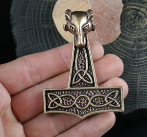 THOR'S HAMMER, RAM, BRONZE XXL - VIKING PENDANTS{% if kategorie.adresa_nazvy[0] != zbozi.kategorie.nazev %} - JEWELLERY - BRONZE, ZINC{% endif %}