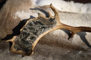 CERNUNNOS, CELTIC GOD, ENGRAVED ANTLER - PRODUCTS FROM ANTLER, WOOD{% if kategorie.adresa_nazvy[0] != zbozi.kategorie.nazev %} - PAGAN DECORATIONS{% endif %}