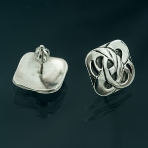 BOHEMIA, ART NOUVEAU, SILVER EARRINGS - EARRINGS{% if kategorie.adresa_nazvy[0] != zbozi.kategorie.nazev %} - SILVER JEWELLERY{% endif %}