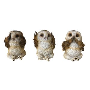 THREE WISE BROWN OWLS - FIGURES, LAMPS, CUPS{% if kategorie.adresa_nazvy[0] != zbozi.kategorie.nazev %} - HOME DECOR{% endif %}