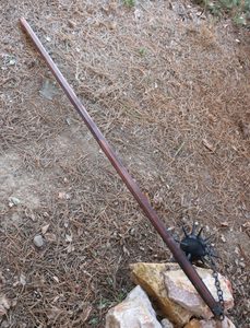 HUSSITE BALL-AND-CHAIN FLAIL, HUSSITE WEAPON, REPLICA - AXES, POLEWEAPONS{% if kategorie.adresa_nazvy[0] != zbozi.kategorie.nazev %} - WEAPONS - SWORDS, AXES, KNIVES{% endif %}