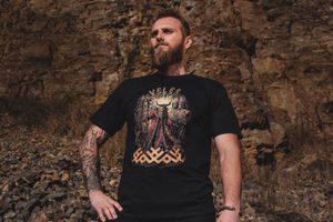 VELES, SLAVIC GOD, MEN'S T-SHIRT COLORED - PAGAN T-SHIRTS NAAV FASHION{% if kategorie.adresa_nazvy[0] != zbozi.kategorie.nazev %} - T-SHIRTS, BOOTS{% endif %}