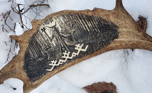 VELES, ENGRAVED ANTLER - GEDECKE UND GESCHIRR{% if kategorie.adresa_nazvy[0] != zbozi.kategorie.nazev %} - HOLZPRODUKTE{% endif %}