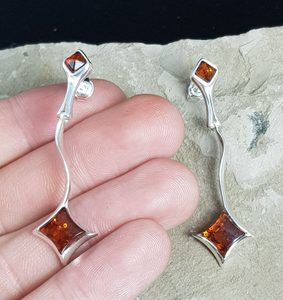 WARTA, AMBER, EARRINGS, STERLING SILVER - EARRINGS{% if kategorie.adresa_nazvy[0] != zbozi.kategorie.nazev %} - SILVER JEWELLERY{% endif %}