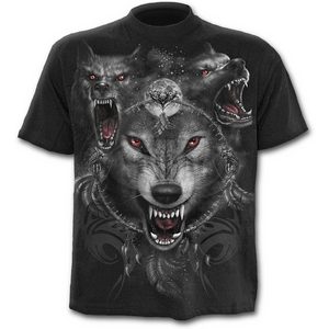 WOLF TRIAD - T-SHIRT BLACK - MEN'S T-SHIRTS, SPIRAL DIRECT{% if kategorie.adresa_nazvy[0] != zbozi.kategorie.nazev %} - T-SHIRTS, BOOTS{% endif %}