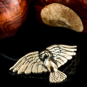 SMALL OWL, PENDANT, BRONZE - ANIMAL PENDANTS{% if kategorie.adresa_nazvy[0] != zbozi.kategorie.nazev %} - JEWELLERY - BRONZE, ZINC{% endif %}