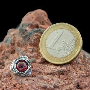 ETAIN, EARRINGS, GARNET, SILVER - EARRINGS WITH GEMSTONES, SILVER{% if kategorie.adresa_nazvy[0] != zbozi.kategorie.nazev %} - SILVER JEWELLERY{% endif %}