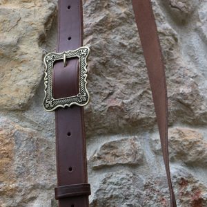 RAPIER SWORD HANGER, LEATHER - SWORD ACCESSORIES, SCABBARDS{% if kategorie.adresa_nazvy[0] != zbozi.kategorie.nazev %} - WEAPONS - SWORDS, AXES, KNIVES{% endif %}