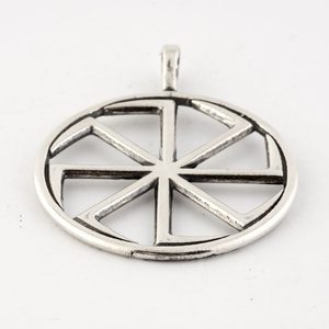 SLAVIC SUN WHEEL TALISMAN, SILVER AG 925, PENDANT - PENDANTS{% if kategorie.adresa_nazvy[0] != zbozi.kategorie.nazev %} - SILVER JEWELLERY{% endif %}