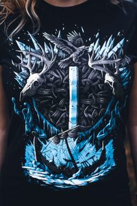 ISAZ - COLLECTION FUTHARK, LADIES' T-SHIRT COLORED - DAMEN-T-SHIRTS{% if kategorie.adresa_nazvy[0] != zbozi.kategorie.nazev %} - T-SHIRTS, BOOTS - ROCK MUSIC{% endif %}