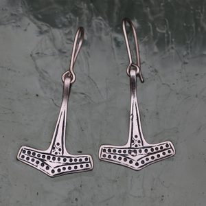 THOR'S HAMMER, SILVER EARRINGS - EARRINGS{% if kategorie.adresa_nazvy[0] != zbozi.kategorie.nazev %} - SILVER JEWELLERY{% endif %}