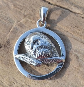 OWL, STERLING SILVER PENDANT - PENDANTS{% if kategorie.adresa_nazvy[0] != zbozi.kategorie.nazev %} - SILVER JEWELLERY{% endif %}