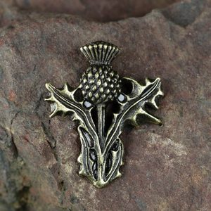 SCOTTISH THISTLE - ALBA, ZINC PENDANT, ANTIQUE BRASS - ALL PENDANTS, OUR PRODUCTION{% if kategorie.adresa_nazvy[0] != zbozi.kategorie.nazev %} - JEWELLERY - BRONZE, ZINC{% endif %}