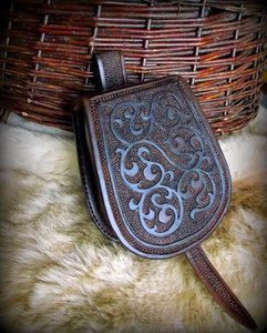 SLAVIC - VIKING HAND MADE BELT BAG - BAGS, SPORRANS{% if kategorie.adresa_nazvy[0] != zbozi.kategorie.nazev %} - LEATHER PRODUCTS{% endif %}