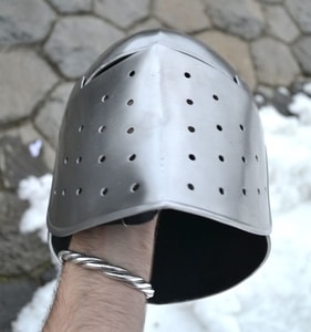 GOTHIC VISOR HELMET - MEDIEVAL HELMETS{% if kategorie.adresa_nazvy[0] != zbozi.kategorie.nazev %} - ARMOUR HELMETS, SHIELDS{% endif %}