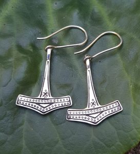 THOR'S HAMMER, SILVER EARRINGS - EARRINGS{% if kategorie.adresa_nazvy[0] != zbozi.kategorie.nazev %} - SILVER JEWELLERY{% endif %}