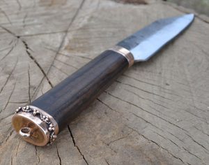 HALDOR, FORGED VIKING KNIFE, BRONZE, WALNUT - KNIVES{% if kategorie.adresa_nazvy[0] != zbozi.kategorie.nazev %} - WEAPONS - SWORDS, AXES, KNIVES{% endif %}