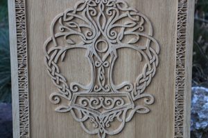 TREE OF LIFE WALL DECORATION PLAQUETTE 32 X 45 CM - WOODEN STATUES, PLAQUES, BOXES{% if kategorie.adresa_nazvy[0] != zbozi.kategorie.nazev %} - WOOD{% endif %}