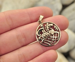 ODIN AND SLEIPNIR, BRONZE PENDANT - VIKING PENDANTS{% if kategorie.adresa_nazvy[0] != zbozi.kategorie.nazev %} - JEWELLERY - BRONZE, ZINC{% endif %}