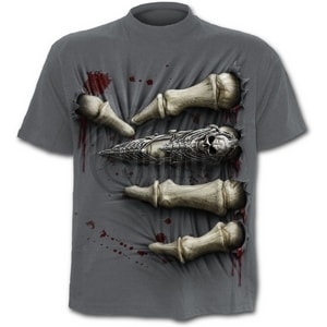 DEATH GRIP - T-SHIRT CHARCOAL - MEN'S T-SHIRTS, SPIRAL DIRECT{% if kategorie.adresa_nazvy[0] != zbozi.kategorie.nazev %} - T-SHIRTS, BOOTS{% endif %}