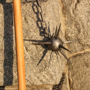 HUSSITE FLAIL, 14TH CENTURY, COLLECTIBLE REPLICA - AXES, POLEWEAPONS{% if kategorie.adresa_nazvy[0] != zbozi.kategorie.nazev %} - WEAPONS - SWORDS, AXES, KNIVES{% endif %}