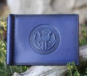 SCOTTISH THISTLE, LEATHER WALLET - WALLETS{% if kategorie.adresa_nazvy[0] != zbozi.kategorie.nazev %} - LEATHER PRODUCTS{% endif %}