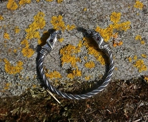 HUGINN AND MUNINN, VIKING BRACELET, SILVER - BRACELETS{% if kategorie.adresa_nazvy[0] != zbozi.kategorie.nazev %} - SILVER JEWELLERY{% endif %}