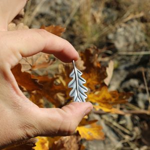 OAK LEAF, SILVER PENDANT, AG 925 - PENDANTS{% if kategorie.adresa_nazvy[0] != zbozi.kategorie.nazev %} - SILVER JEWELLERY{% endif %}