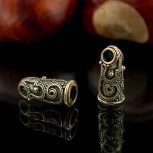 VIKING TERMINAL, ÖDESHÖG, BRONZE, 1 PIECE - BRONZE HISTORICAL JEWELS{% if kategorie.adresa_nazvy[0] != zbozi.kategorie.nazev %} - JEWELLERY - BRONZE, ZINC{% endif %}