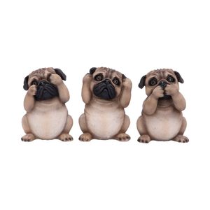 THREE WISE PUGS 8.5CM - FIGUREN, LAMPEN{% if kategorie.adresa_nazvy[0] != zbozi.kategorie.nazev %} - FIGUREN, DEKORATIONEN{% endif %}