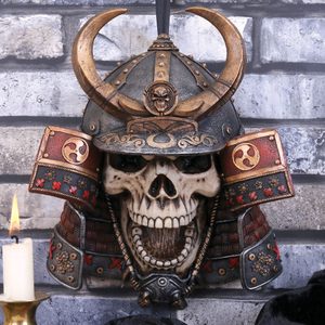 KABUTO ARMOURED SAMURAI WARRIOR SKULL 26.6CM - FIGURES, LAMPS, CUPS{% if kategorie.adresa_nazvy[0] != zbozi.kategorie.nazev %} - HOME DECOR{% endif %}