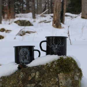 LESHY SLAVIC FOREST SPIRIT ENAMEL MUG - TASSEN, KELCHE{% if kategorie.adresa_nazvy[0] != zbozi.kategorie.nazev %} - FIGUREN, DEKORATIONEN{% endif %}