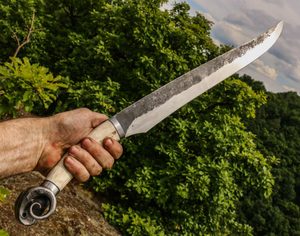 CONCHAR, FORGED KNIFE WITH A RAM'S HEAD - KNIVES{% if kategorie.adresa_nazvy[0] != zbozi.kategorie.nazev %} - WEAPONS - SWORDS, AXES, KNIVES{% endif %}