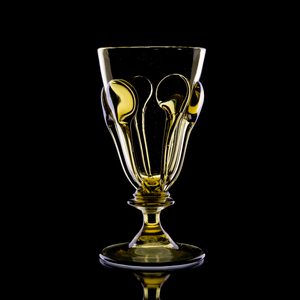 PERCHTA - JUG, BOHEMIAN MEDIEVAL GREEN GLASS - HISTORICAL GLASS{% if kategorie.adresa_nazvy[0] != zbozi.kategorie.nazev %} - CERAMICS, GLASS{% endif %}