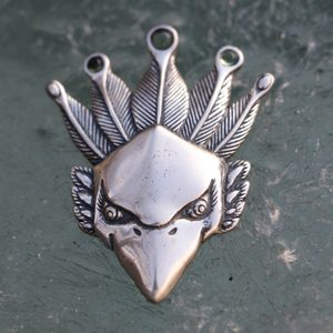 FIREBIRD WITH MOLDAVITE, SILVER PENDANT AG 925 12G - PENDANTS{% if kategorie.adresa_nazvy[0] != zbozi.kategorie.nazev %} - SILVER JEWELLERY{% endif %}